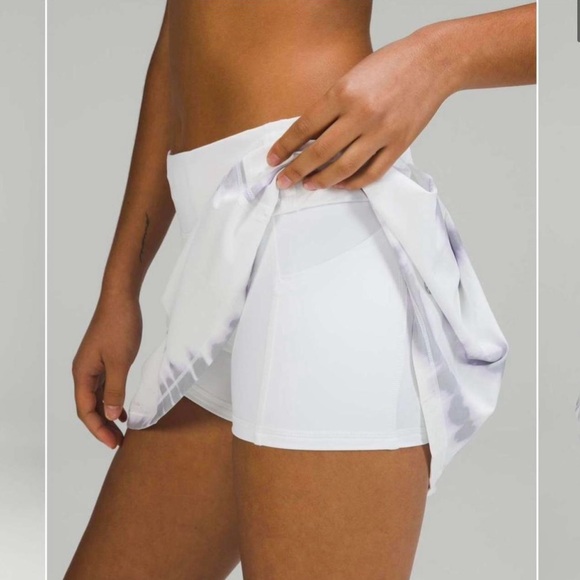 Lululemon Pace Rival Mid-Rise Skirt in the Transverse Lilac Multi color - Picture 8 of 8